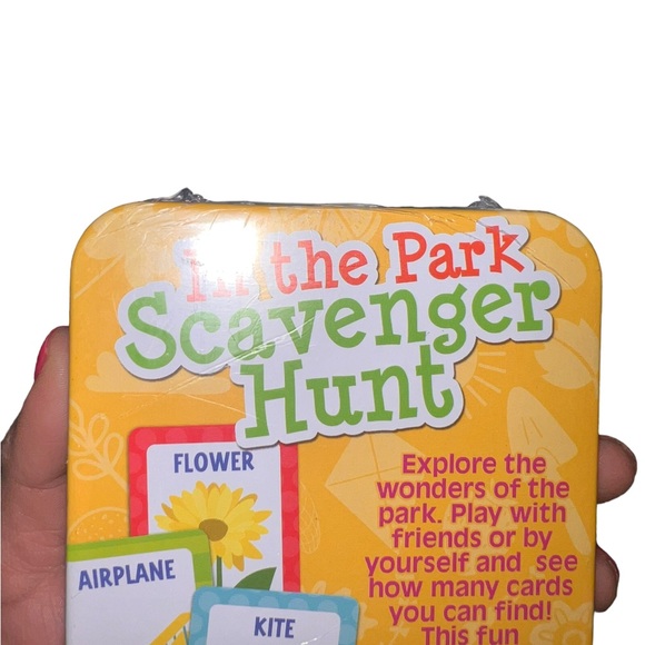 Toys 2 New Tin Backyard Scavenger Hunts And Park Scavenger Hunt